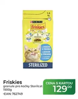Tamda Foods Friskies granule pro kočky Sterilcat nabídka