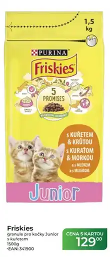Tamda Foods Friskies granule pro kočky Junior s kuřetem nabídka