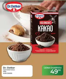 Tamda Foods Dr. Oetker holandské kakao nabídka