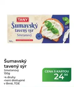 Tamda Foods Tany šumavský tavený sýr smetanový nabídka