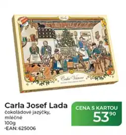 Tamda Foods Carla Josef Lada čokoládové jazyčky, mléčné nabídka