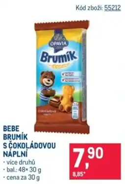 Makro Opavia brumik s čokoládovou náplní nabídka