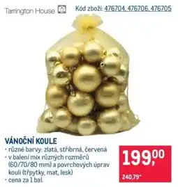 Makro Tarrington House Vánoční koule nabídka