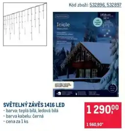 Makro Lumineo světelný závěs 1416 led nabídka