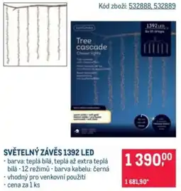 Makro Lumineo světelný závěs 1392 led nabídka