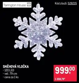 Makro Tarrington House sněhová vločka nabídka