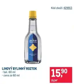 Makro Alpa lihový bylinný roztok nabídka