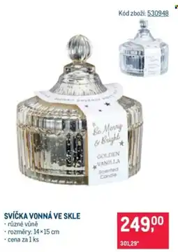 Makro Be Merry & Bright Golden Vanilla Scented Candle nabídka