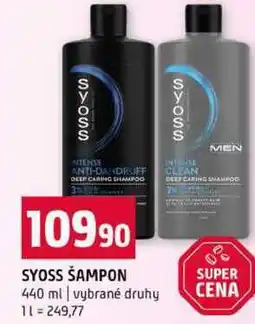 Terno SYOSS ŠAMPON 440 ml vybrané druhy nabídka