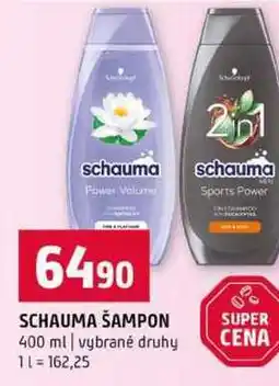 Terno SCHAUMA ŠAMPON 400 ml vybrané druhy nabídka