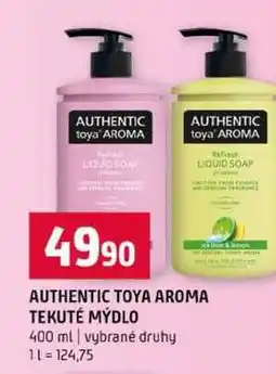 Terno AUTHENTIC TOYA AROMA TEKUTÉ MÝDLO 400 ml vybrané druhy nabídka