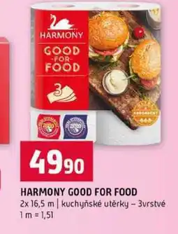 Terno HARMONY GOOD FOR FOOD 2x 16,5 m kuchyňské utěrky 3vrstvé nabídka
