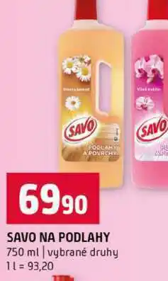 Terno SAVO NA PODLAHY 750 ml vybrané druhy nabídka