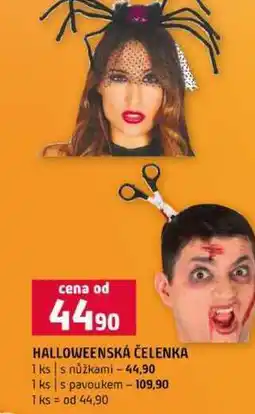 Terno HALLOWEENSKÁ ČELENKA 1 ks s nůžkami 1 ks s pavoukem nabídka