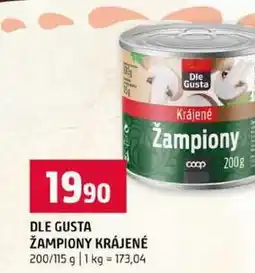 Terno DLE GUSTA ŽAMPIONY KRÁJENÉ 200/115 g nabídka