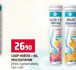 Terno COOP HOŘČÍK + B6, MULTIVITAMIN 20 ks nabídka
