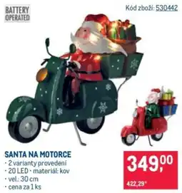 Makro Santa na motorce nabídka