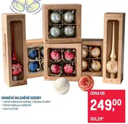 Makro Tarrington House Vánoční skleněné ozdoby nabídka