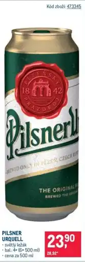 Makro Pilsner Urquell nabídka