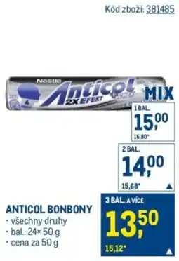 Makro Anticol bonbony nabídka
