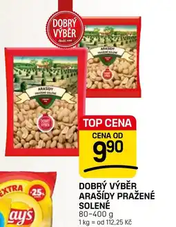 Flop Dobrý Výběr arašídy pražené solené nabídka