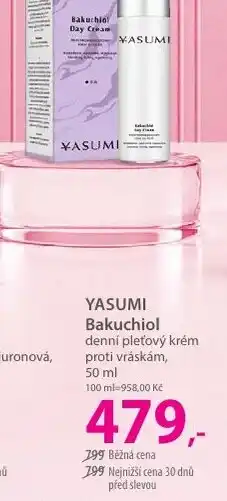 Hebe Yasumi Bakuchiol denní pleťový krém proti vráskám nabídka