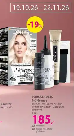Hebe L'oreal paris préférence nabídka