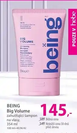 Hebe Being Big Volume zahušťující šampon nabídka