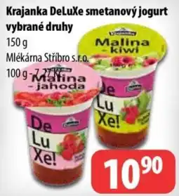 Partner Maloobchodní síť Krajanka DeLuXe smetanový jogurt nabídka