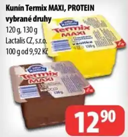 Partner Maloobchodní síť Kunín Termix MAXI, PROTEIN nabídka
