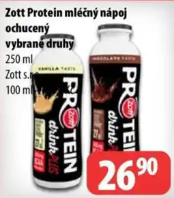 Partner Maloobchodní síť Zott Protein mléčný nápoj nabídka