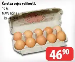 Partner Maloobchodní síť Mave čerstvá vejce velikost L nabídka
