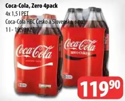 Partner Maloobchodní síť Coca-Cola, Zero 4pack nabídka