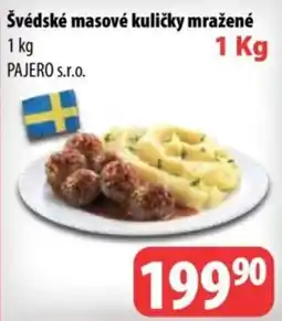 Partner Maloobchodní síť Pajero švédské masové kuličky mrazené nabídka