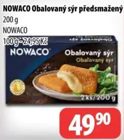 Partner Maloobchodní síť Nowaco Obalovaný sýr předsmažený nabídka