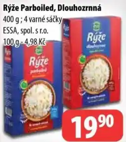 Partner Maloobchodní síť Essa rýže parboiled dlouhozrnná nabídka