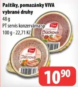 Partner Maloobchodní síť Viva paštiky pomazánky nabídka