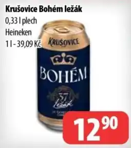 Partner Maloobchodní síť Krušovice Bohém ležák nabídka