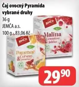 Partner Maloobchodní síť Jemča čaj ovocný pyramidy nabídka