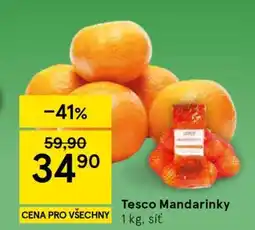 Tesco Tesco Mandarinky nabídka