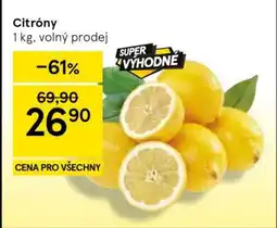 Tesco Citrony nabídka