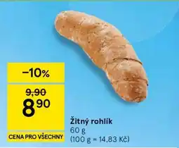 Tesco Žitný rohlík nabídka