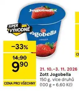 Tesco ZOTT JOGOBELLA nabídka