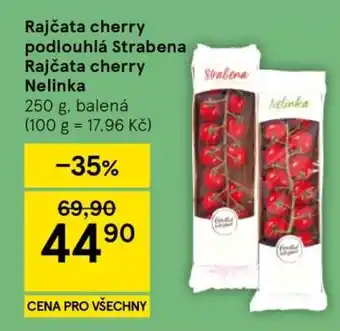 Rajčata cherry podlouhlá Strabena Rajčata cherry Nelinka