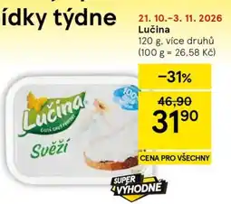 Tesco Lučina nabídka