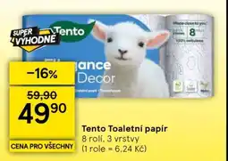 Tesco Tento toaletní papír nabídka