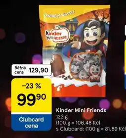Tesco Kinder Mini Friends nabídka