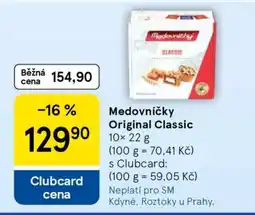 Tesco Medovníčky Original Classic nabídka