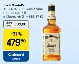 Tesco Jack Daniel‘s nabídka