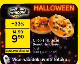 Tesco Donut Halloween nabídka